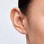 Premium 6ct Cushion-Cut Lab Diamond Solitaire Stud Earrings for bridal styling