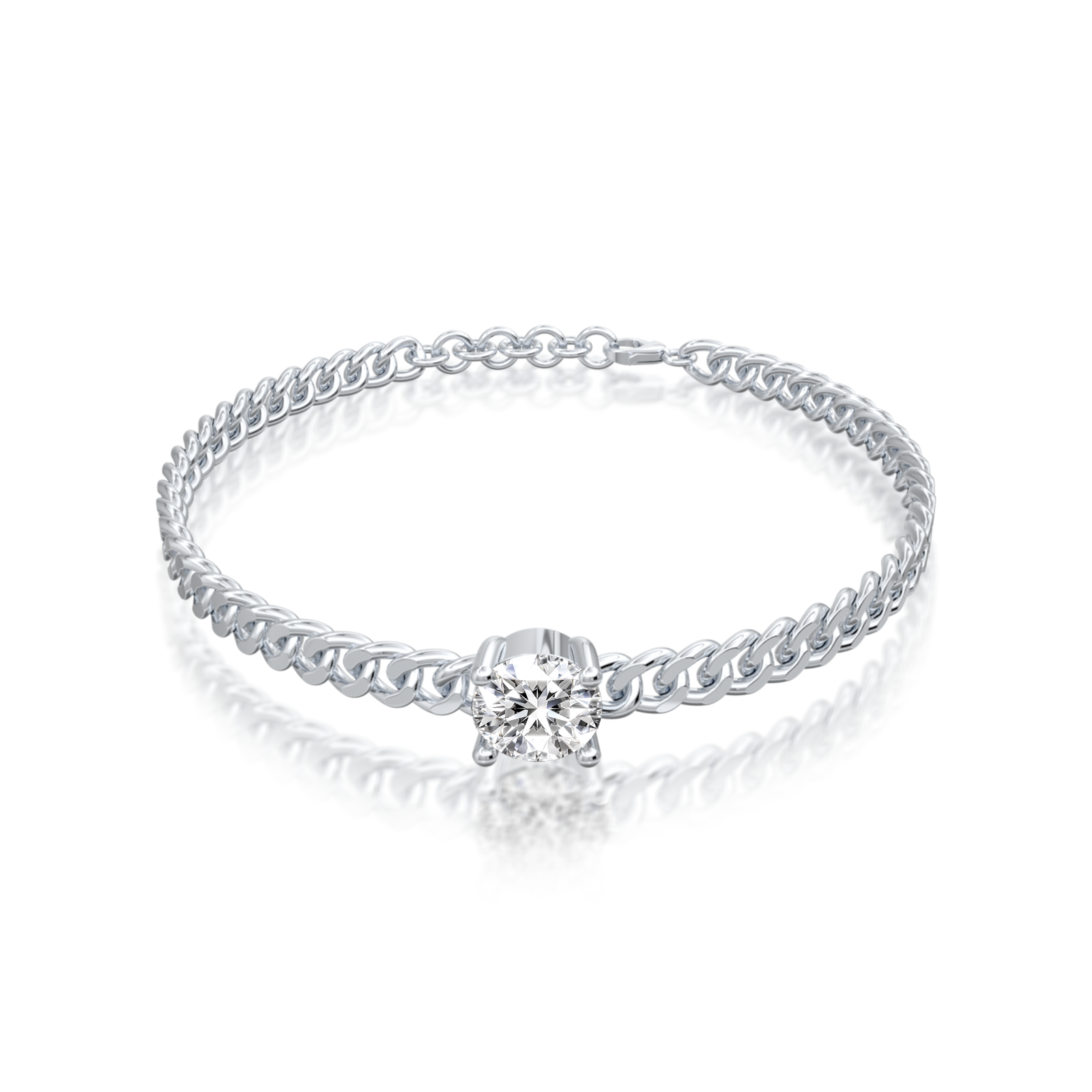 Lumière link diamond accent bracelet for pretty girls