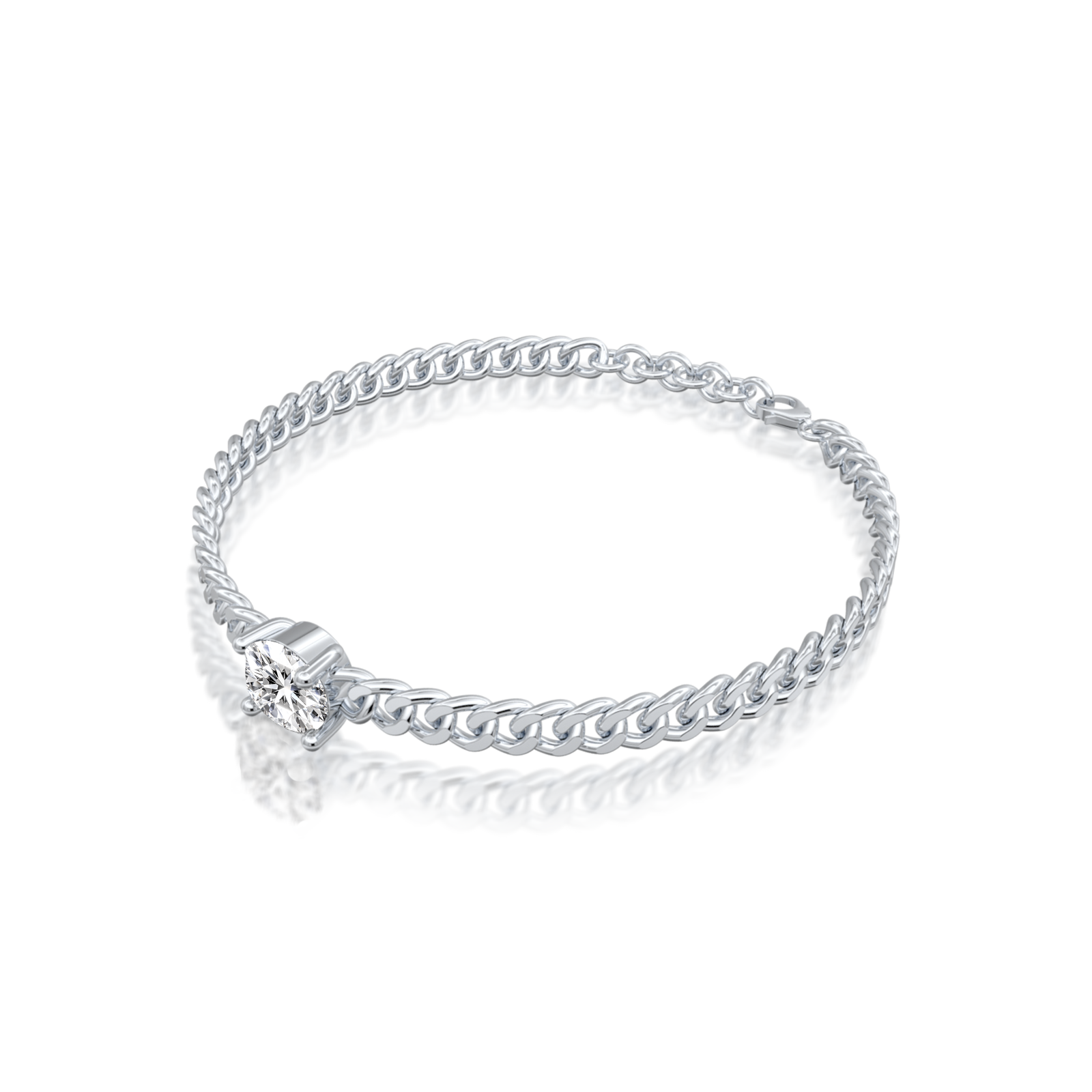 Lumière link diamond accent bracelet valentine gift for women