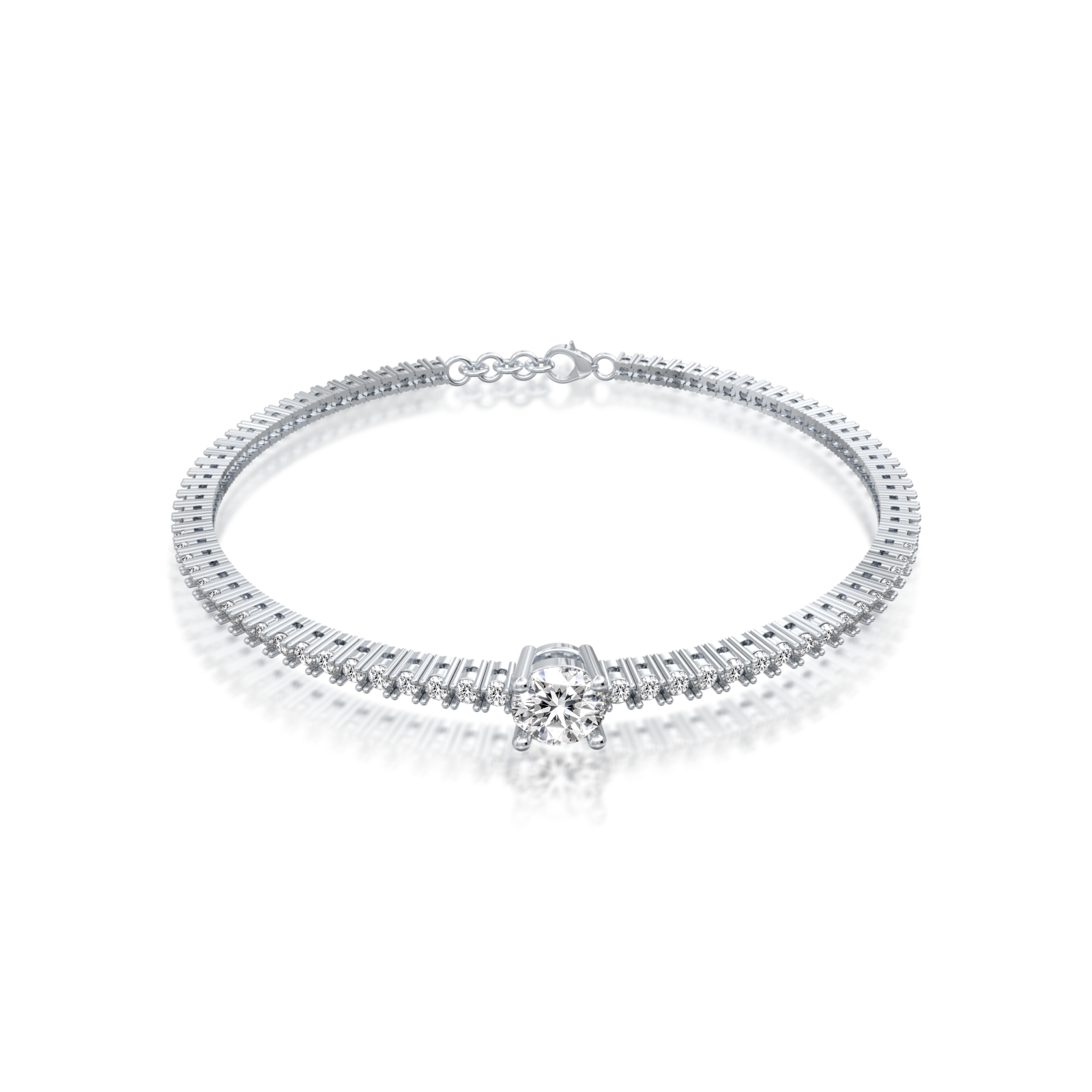 Stellar pavé diamond bracelet for pretty girls
