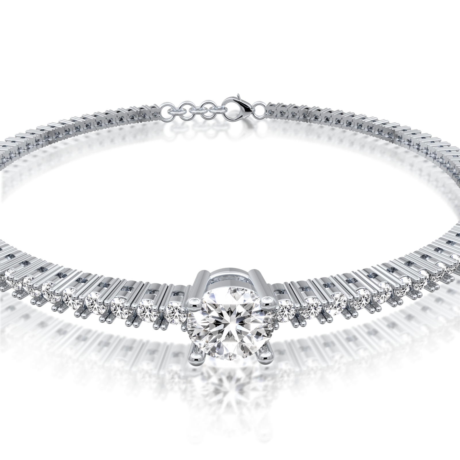 Stellar pavé diamond bracelet valentine gift for women