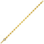 Fortune orbis bead diamond bracelet