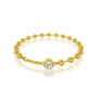 Orbis bead diamond bracelet for women