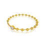 Trendy fortune orbis bead diamond bracelet