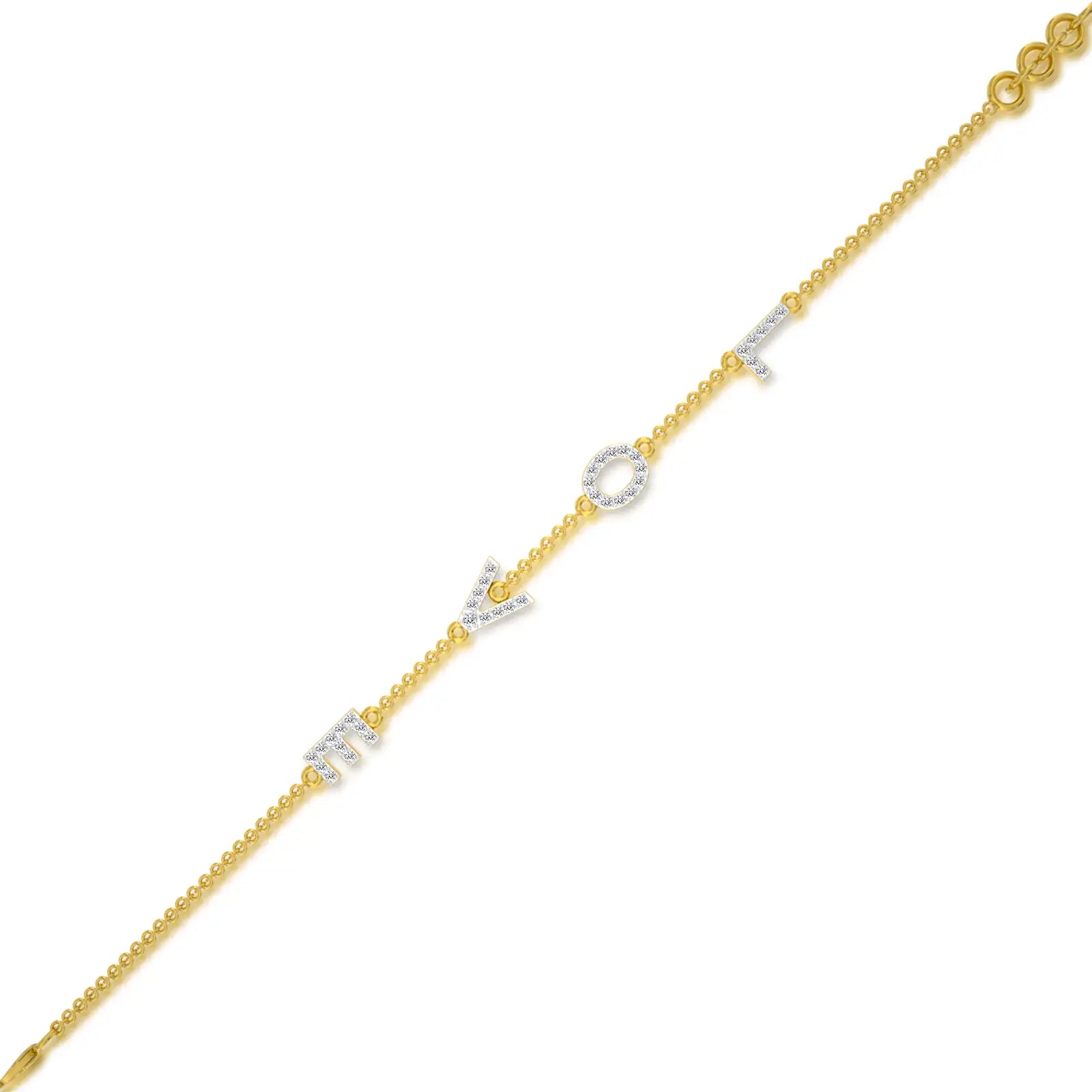Amour lOVE diamond bracelet for office wear