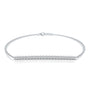 Diamond bar chain bracelet