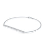Fortune white gold diamond bar chain bracelet
