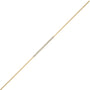 Unique yellow gold diamond bar chain bracelet 