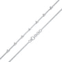 Fortune prong set diamond station bracelet for office wear