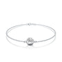 Yue guang bezel solitaire bracelet