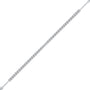 Unique white gold yin he tennis bracelet