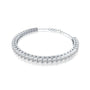 White gold yin he tennis bracelet