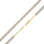Fancy yellow gold yin he tennis bracelet for office wear
