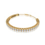 Fortune yellow gold yin he tennis bracelet for women