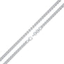 Unique white gold yun xing classic tennis bracelet