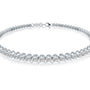 White gold yun xing classic tennis bracelet