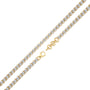 Fortune yellow gold yun xing classic tennis bracelet for office wear