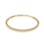 Fancy ellow gold yun xing classic tennis bracelet
