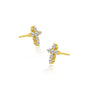 Cross radiance diamond earrings for office wear