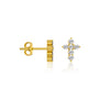 Trending cross radiance diamond earrings for women