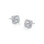 Fortune baguette diamond ear studs for office wear
