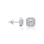 Fortune baguette diamond ear studs for pretty girls
