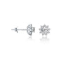 Eternal blossom diamond stud earrings for pretty girls