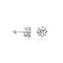 Stylish snowflake bliss diamond stud earrings