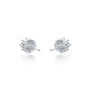 Snowflake bliss diamond stud earrings for pretty girls