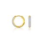 Trending embrace diamond pavé hoop earrings for women
