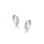 Blaze bar diamond ear hoops