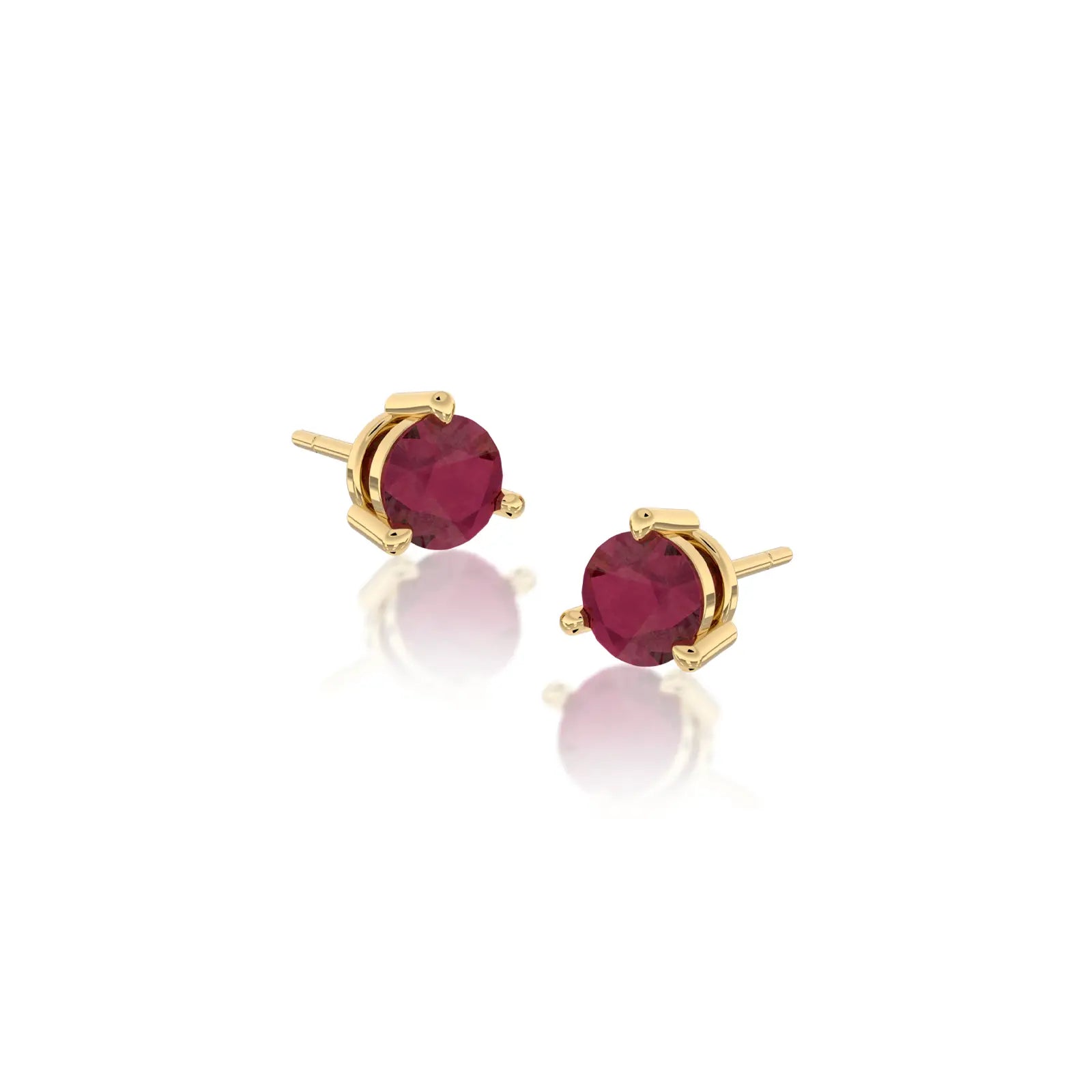 January Birthstone Garnet Earrings