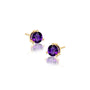 February birthstone amethyst earrings