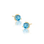 March birthstones swiss blue topaz earrings