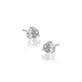 Trendy april birthstone white topaz earrings for office wear