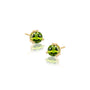 August birthstone peridot earrings