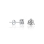 Unique april birthstone white topaz earrings for office wear