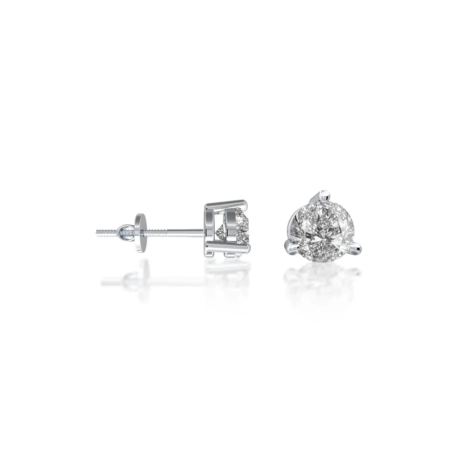 Stylish april birthstone white topaz earrings for office wear