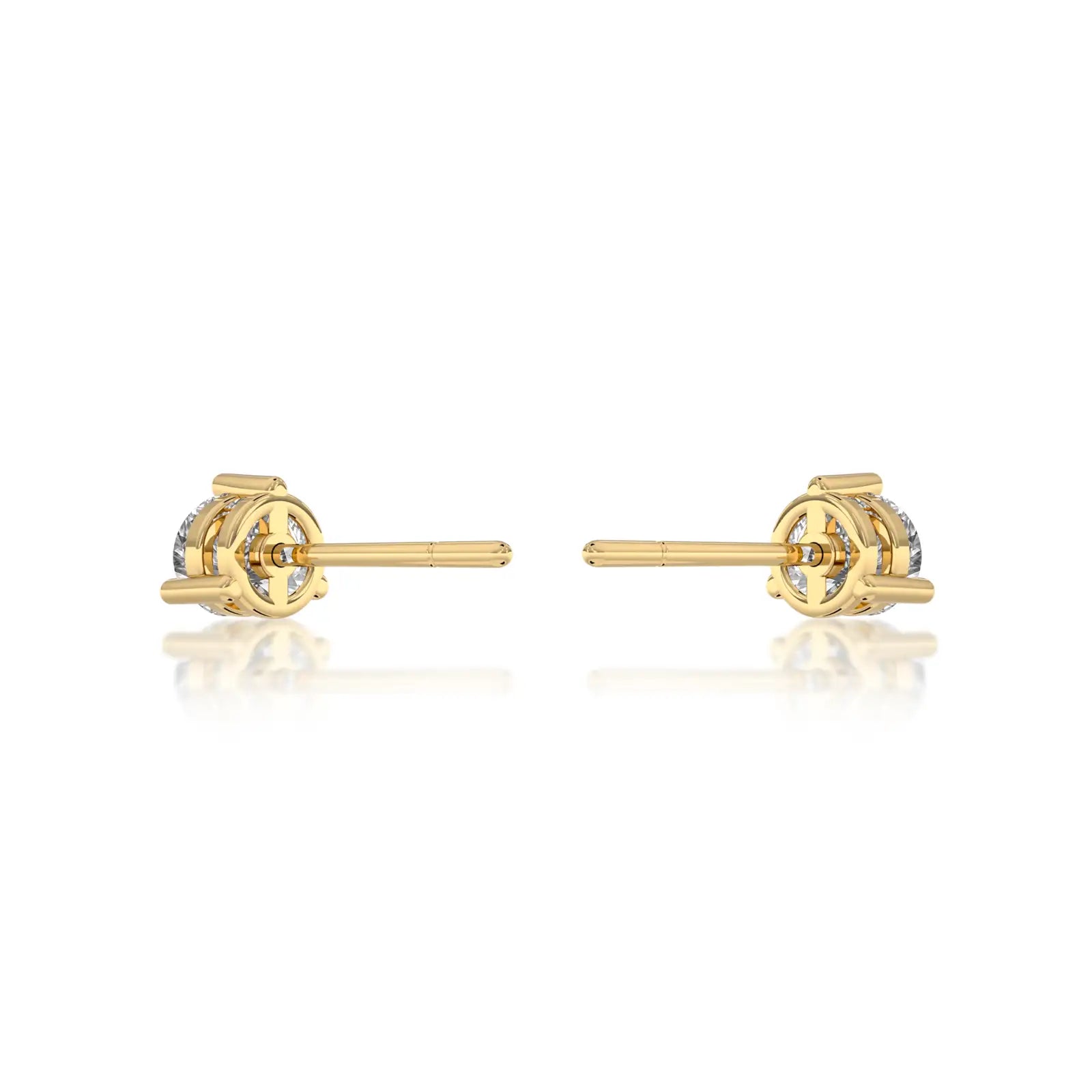 Fortune april birthstone white topaz earrings for office wear