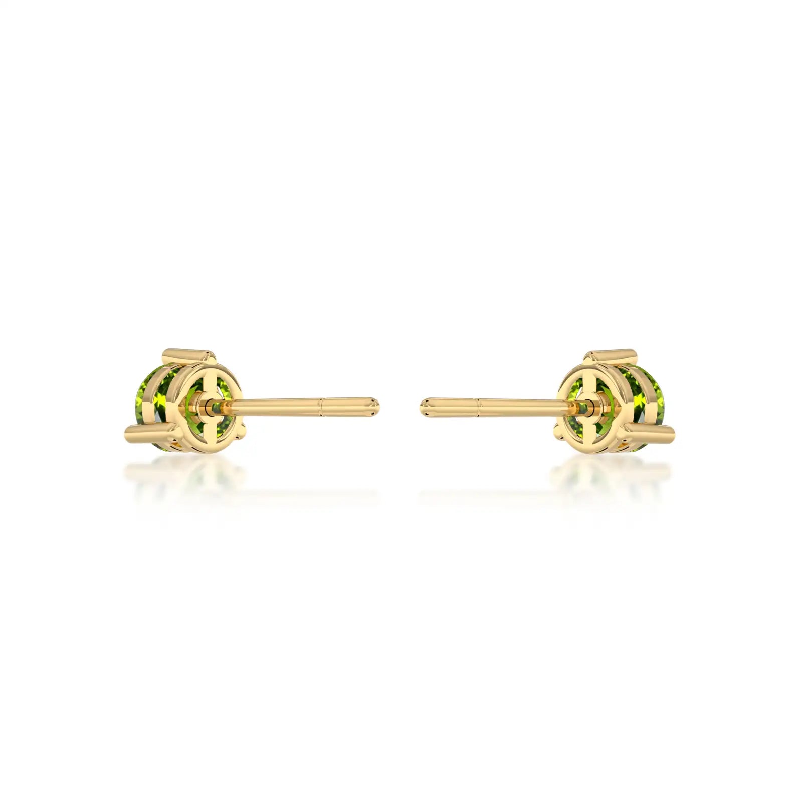August birthstone peridot earrings for women
