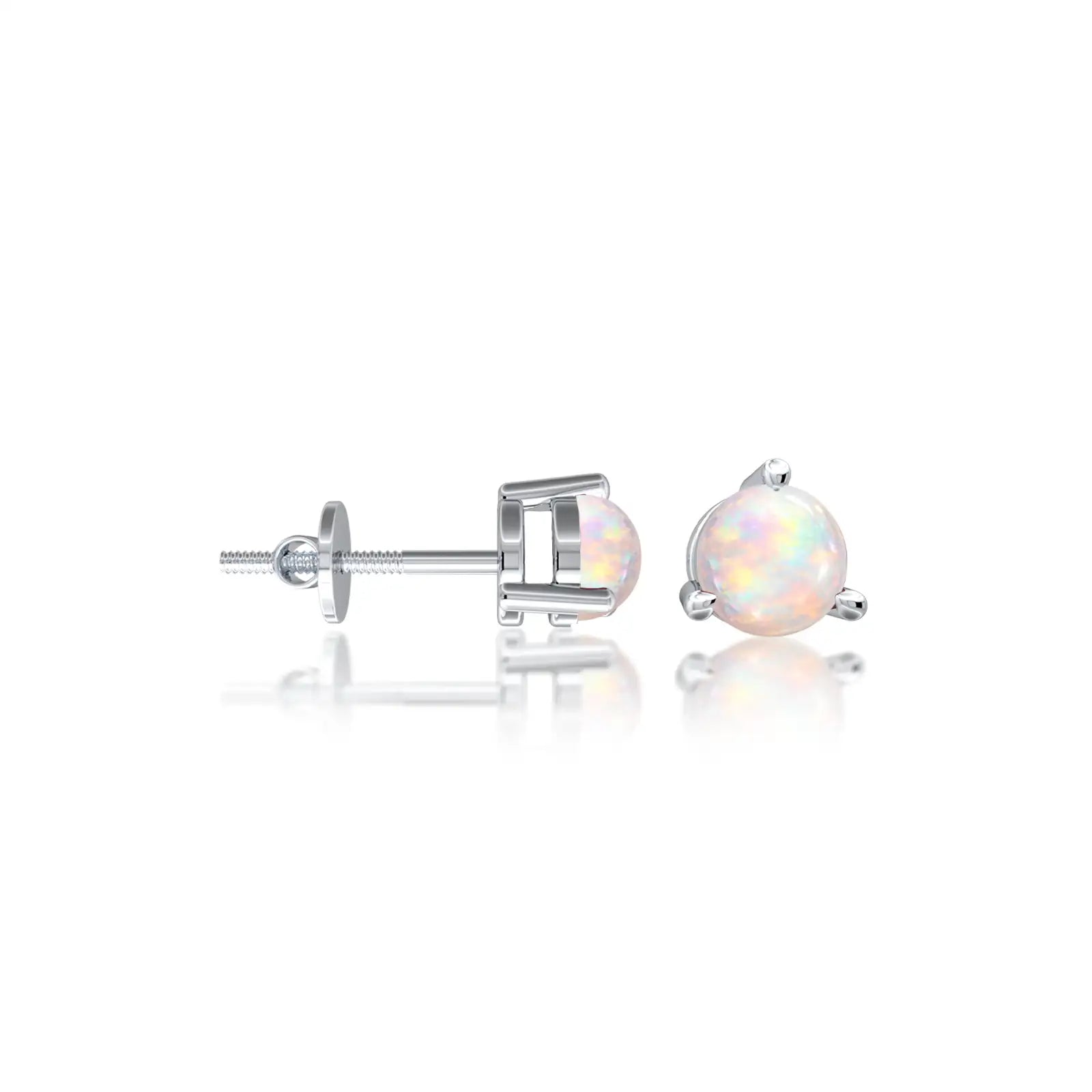 October birthstone opal earrings for office wear