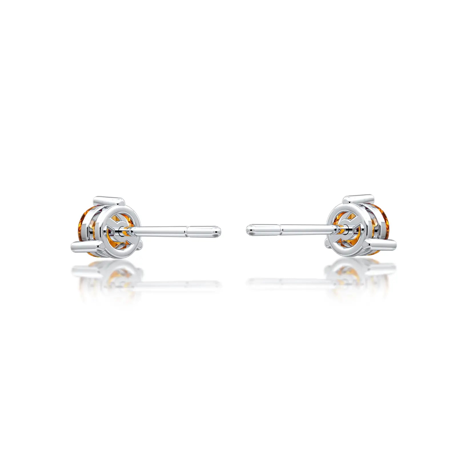 Unique fortune november birthstone citrine earrings