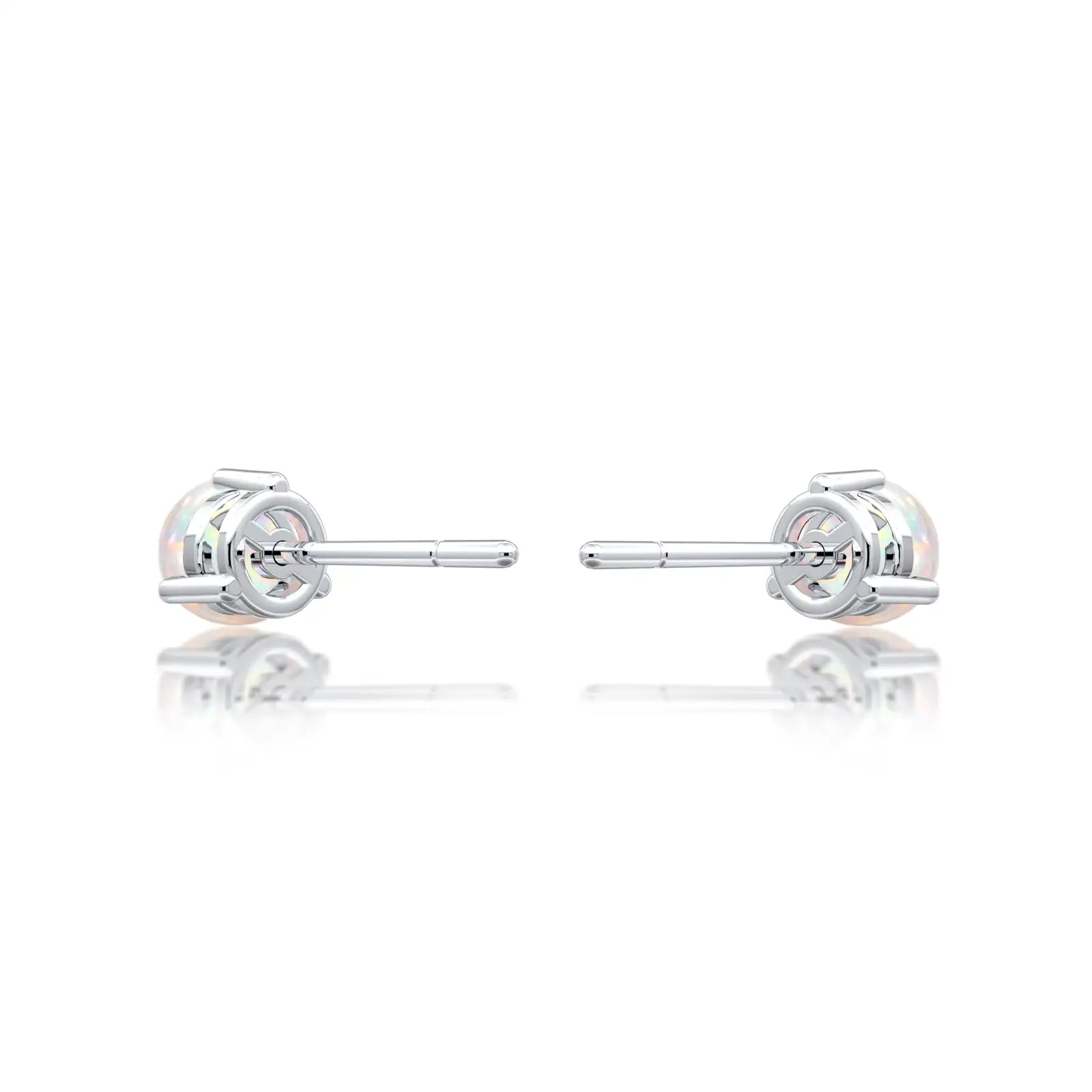 October birthstone opal earrings for women