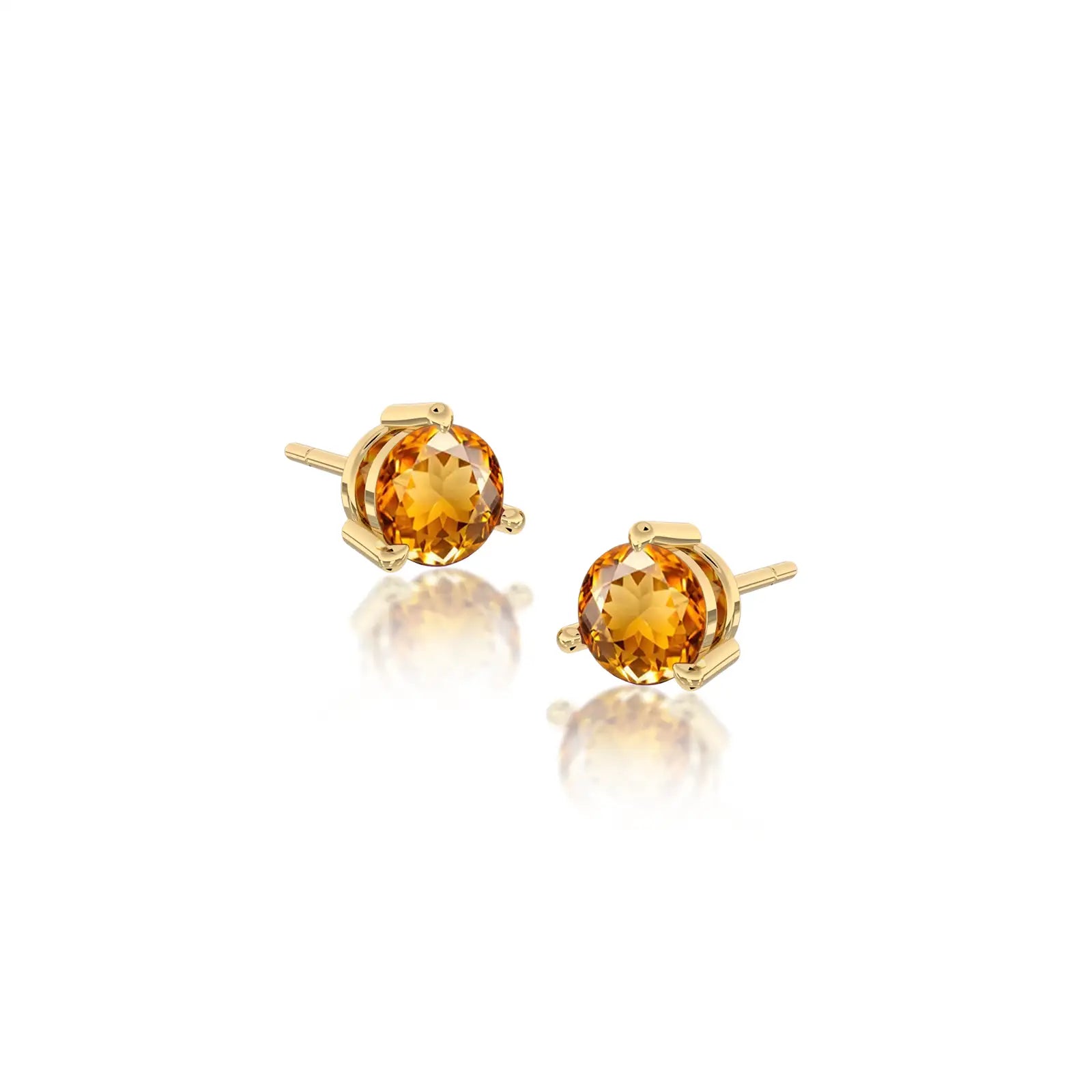 November birthstone citrine earrings