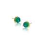 May birthstone green agate earrings