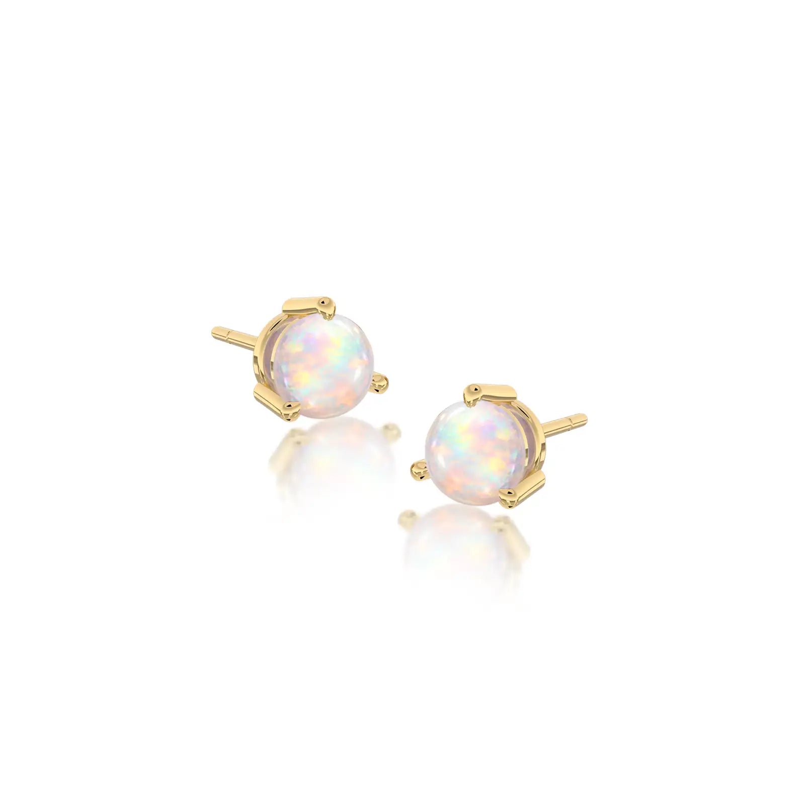 October birthstone opal earrings