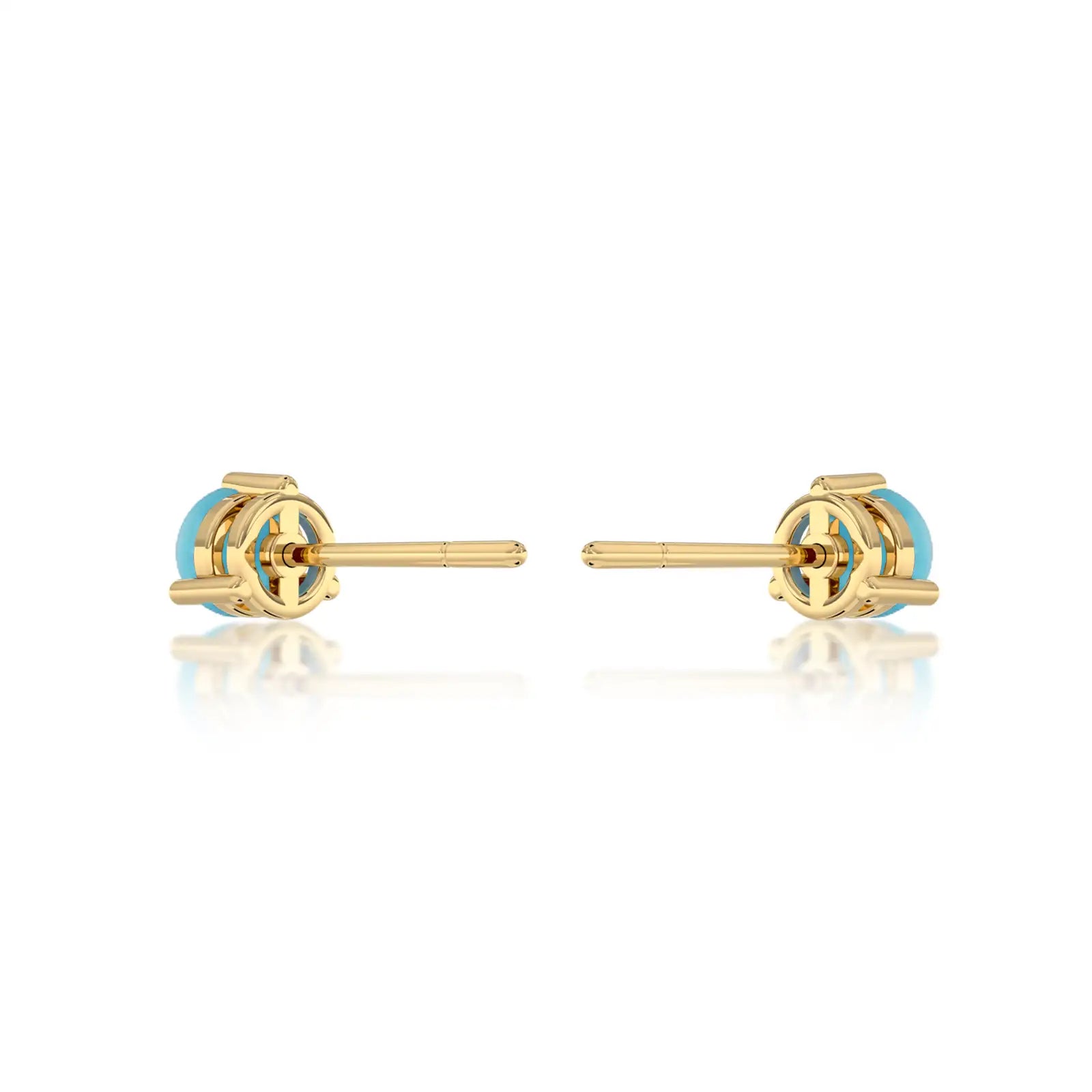 Trendy december birthstone turquoise earrings