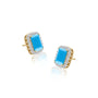 December birthstone turquoise earrings with diamonds 