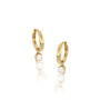 October birthdstone hoops with opal drops