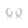 White gold june birthstone mother of pearl hoop earrings for office wear

